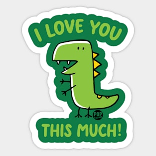 LOVE YOU DINO Sticker